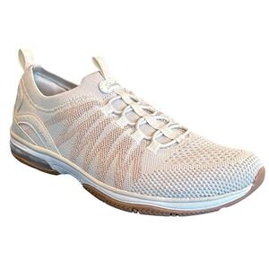 Skechers Active Air Cooled Walking Sneakers 9.5 White Pink Slip On Memory Foam